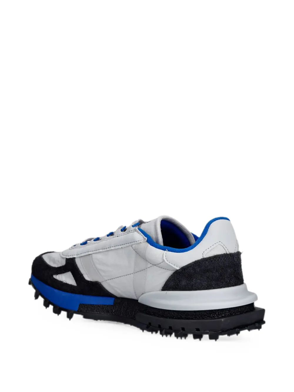 Lacoste Elite Active suede-panelled logo-print sneakers Grijs
