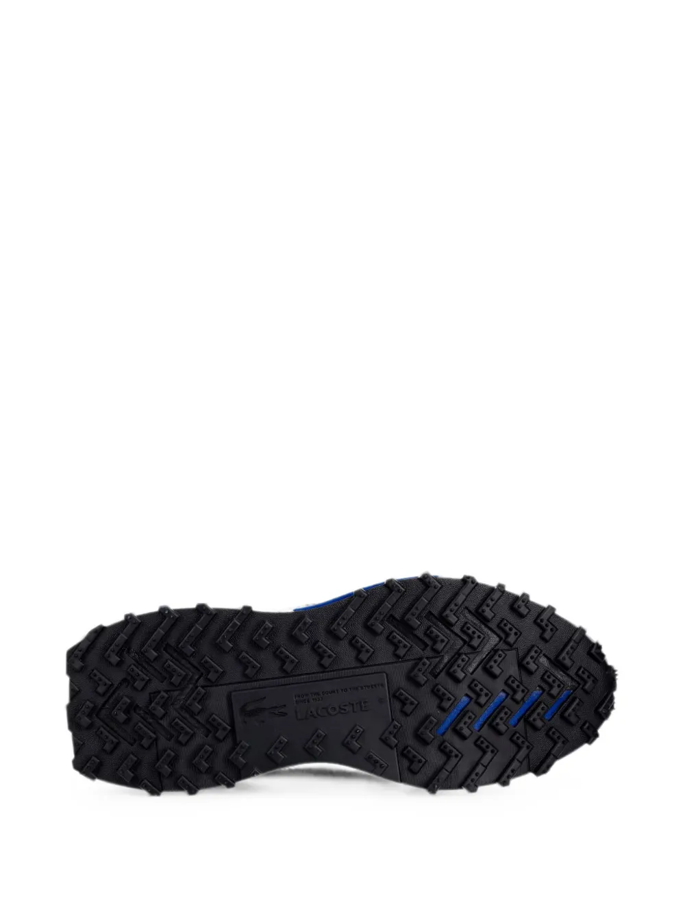 Lacoste Elite Active suede-panelled logo-print sneakers Grijs