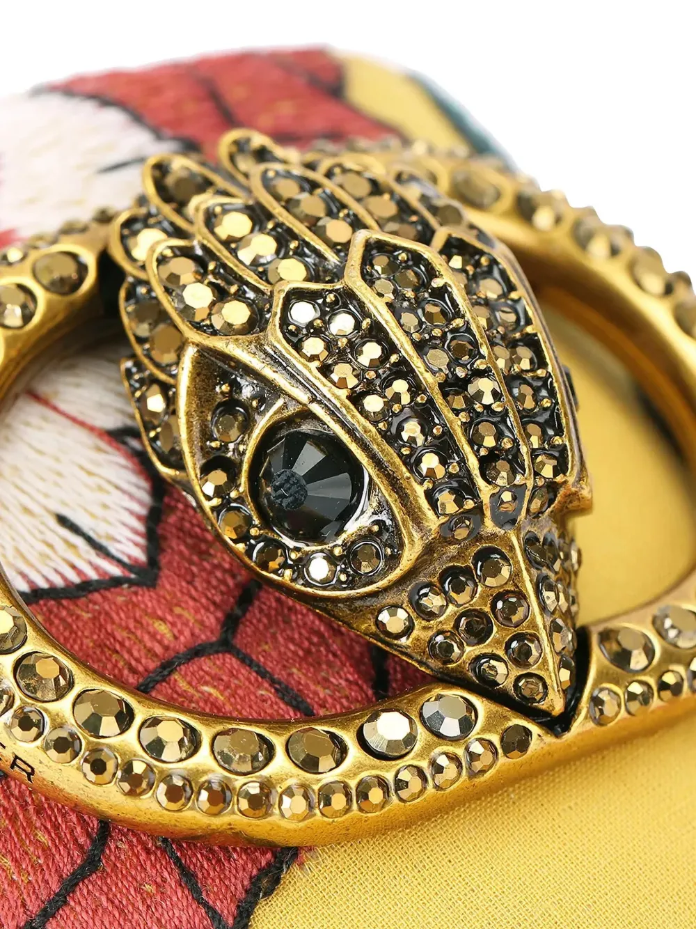 Kurt Geiger London Chelsea floral-embroidered sandals Geel