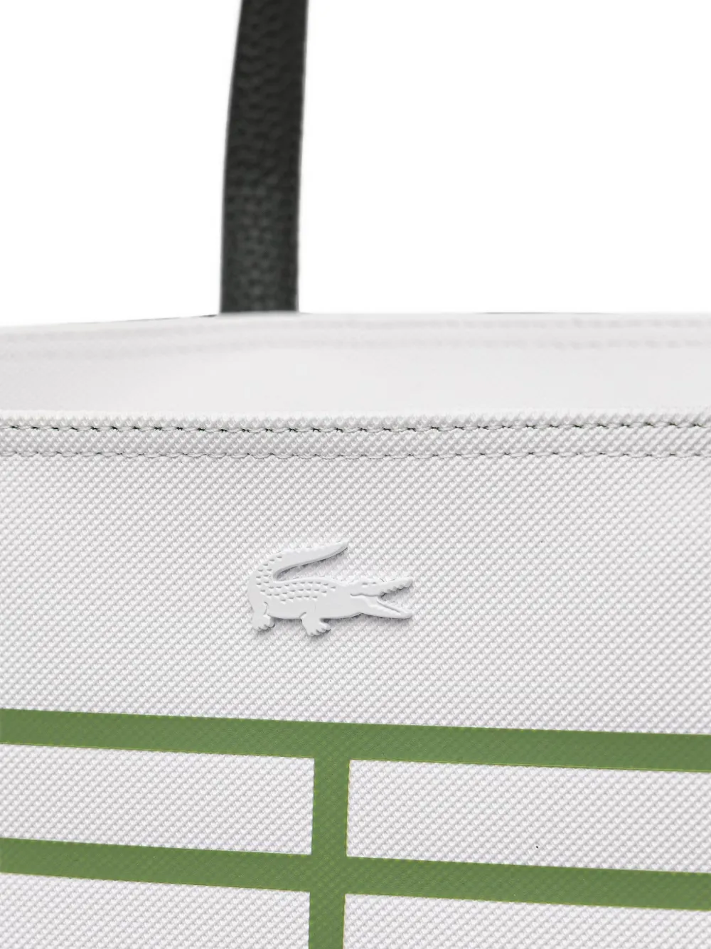 Lacoste Anna omkeerbare shopper Wit