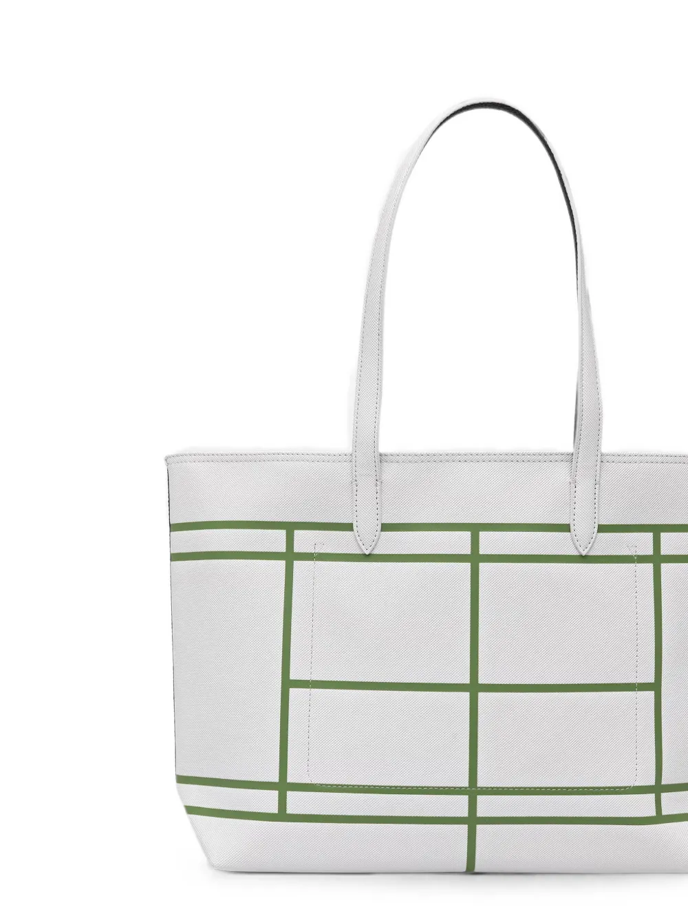 Lacoste Anna omkeerbare shopper Wit