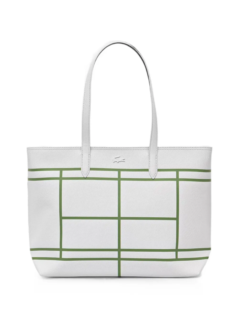 Lacoste Anna omkeerbare shopper Wit