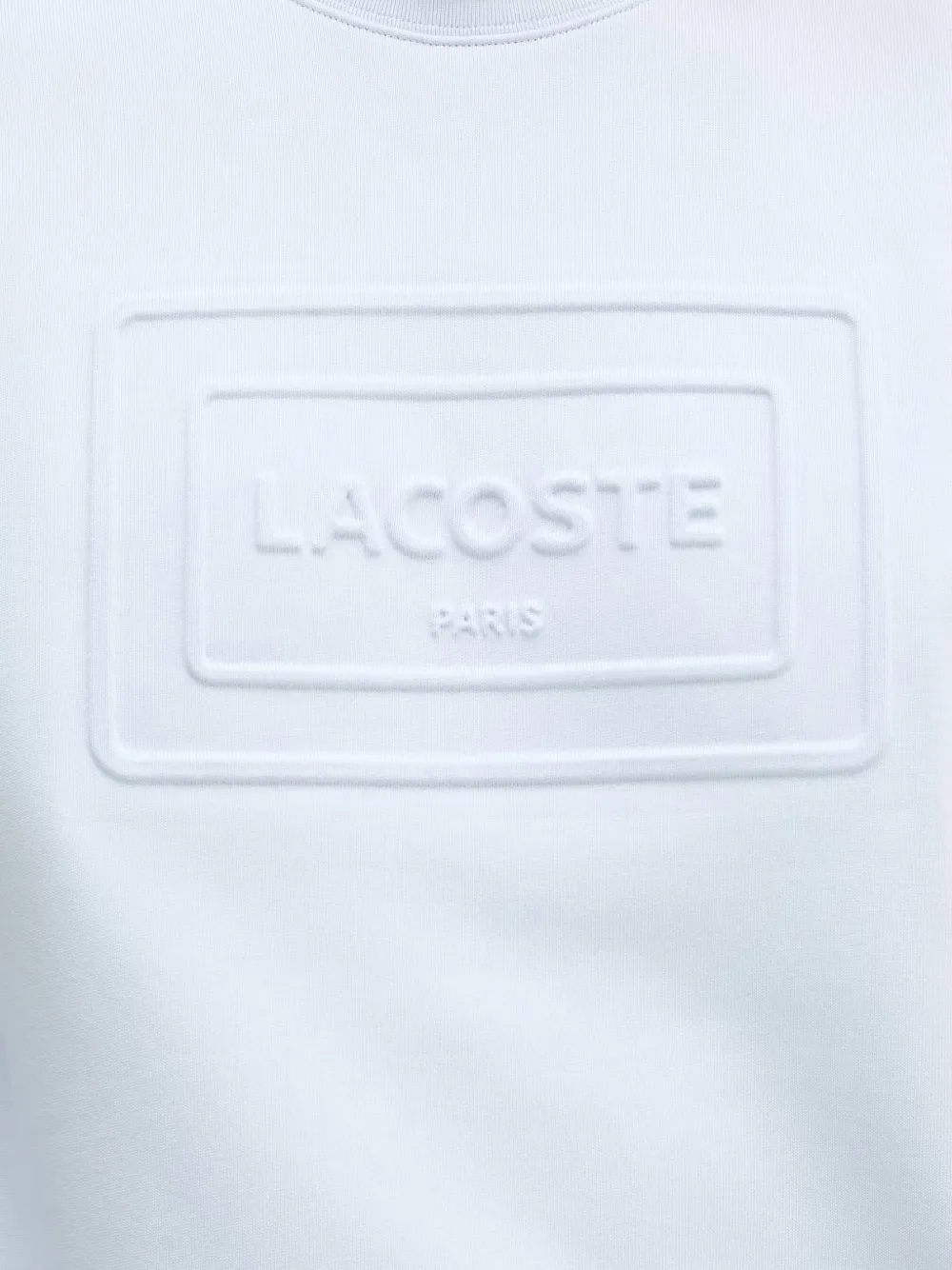 Lacoste Trui met logo-patch en reliëf Blauw