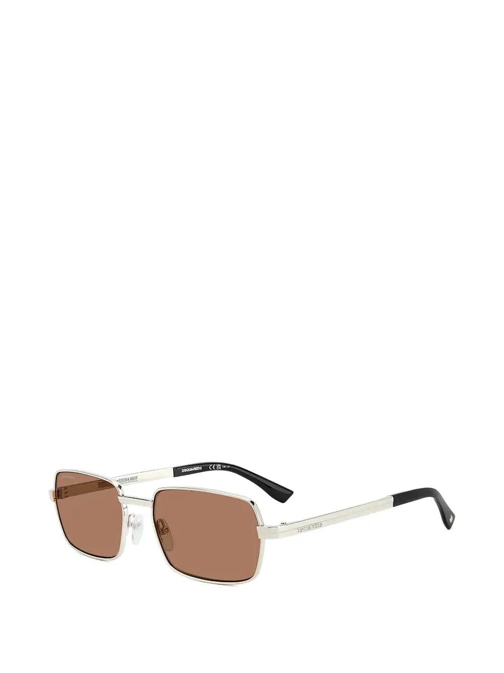 DSQUARED2 EYEWEAR Zonnebril met rechthoekig montuur Zilver