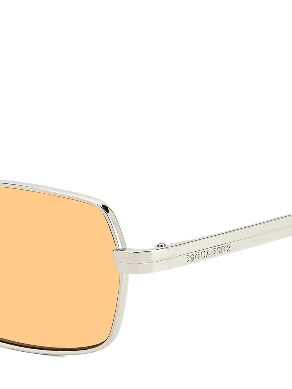 DSQUARED2 EYEWEAR Zonnebril met rechthoekig montuur Zilver