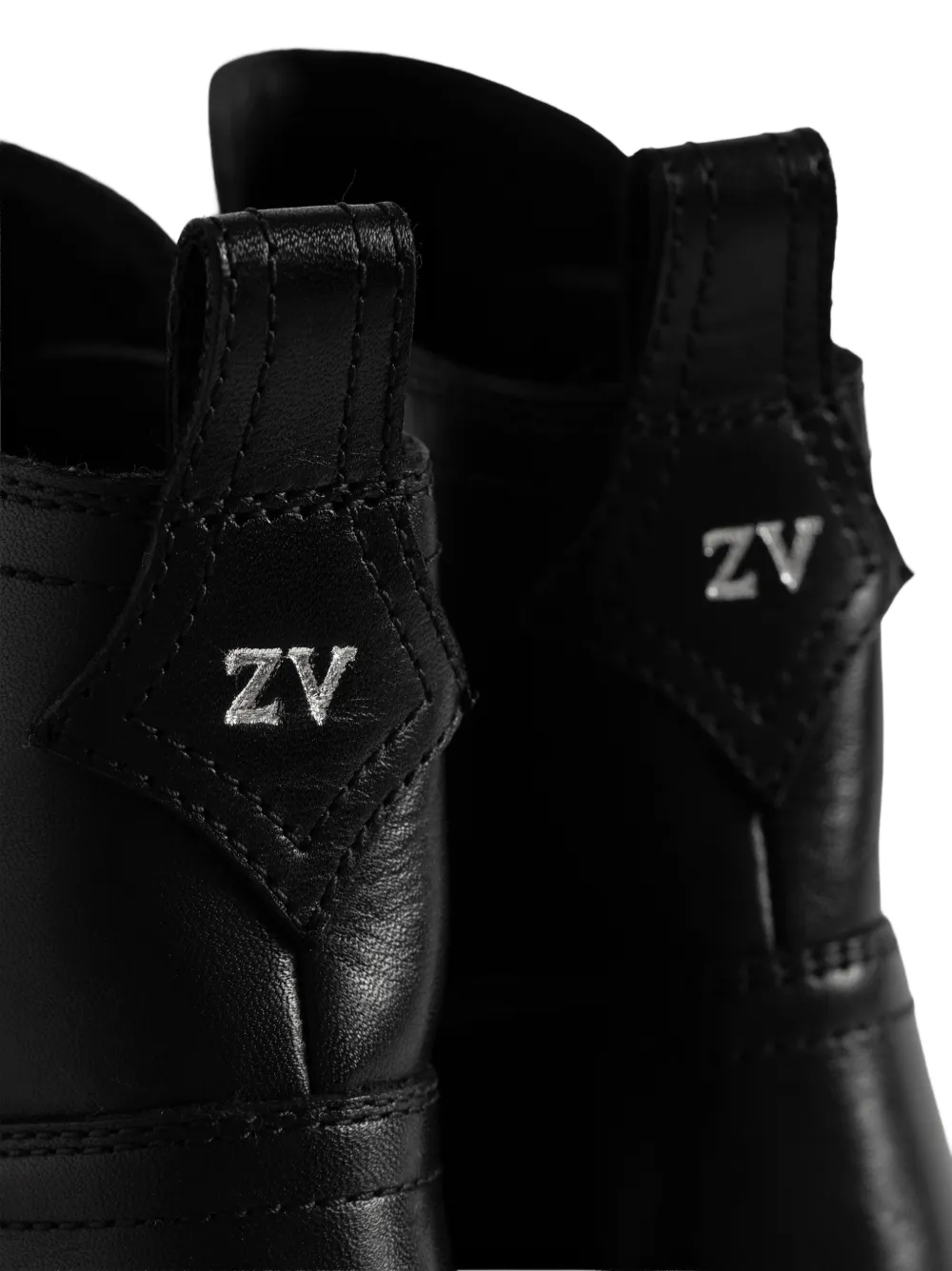 Zadig&Voltaire Igata laarzen van soepel koeienleer Zwart