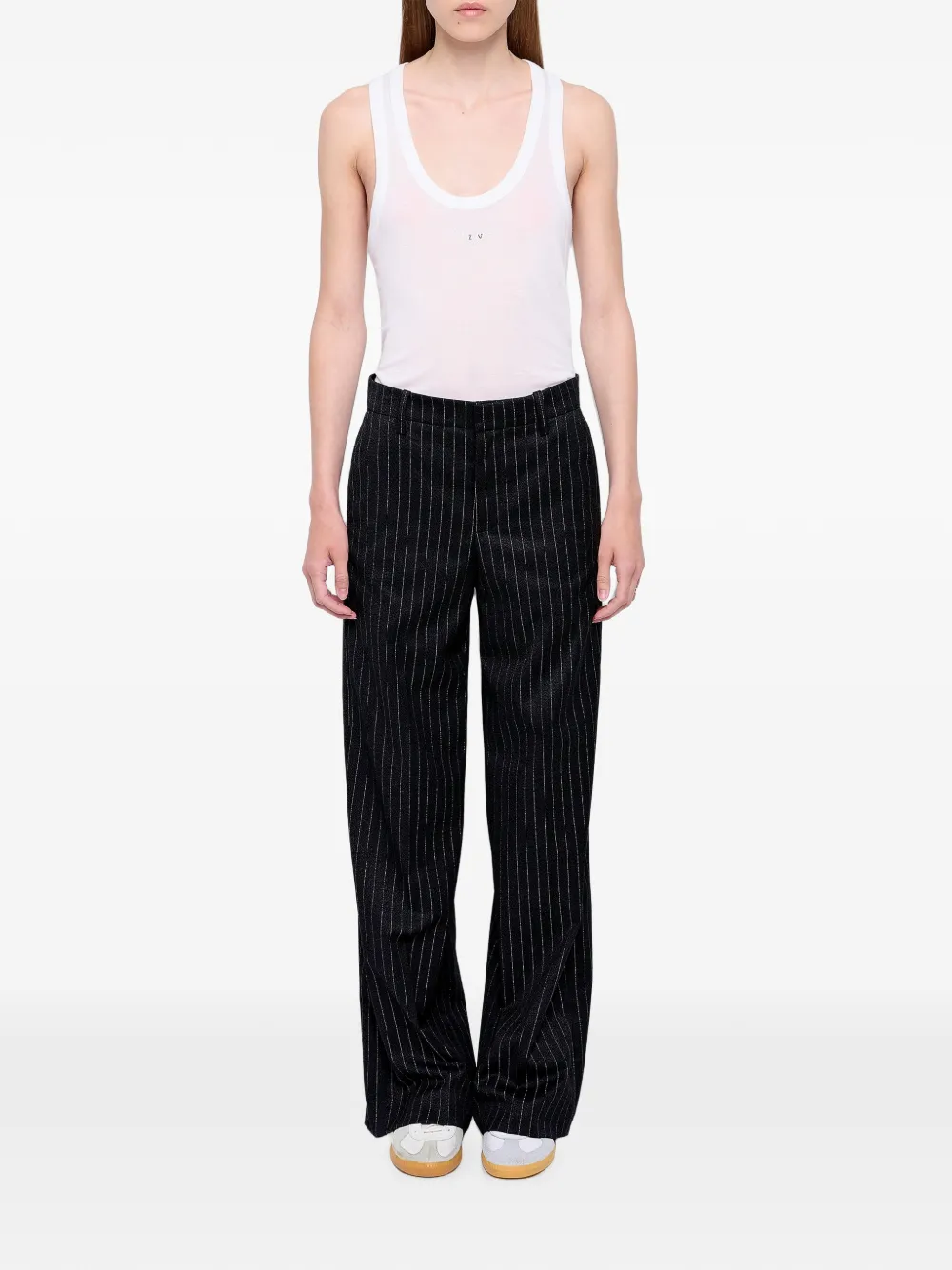 Zadig&Voltaire Gestreepte broek Zwart