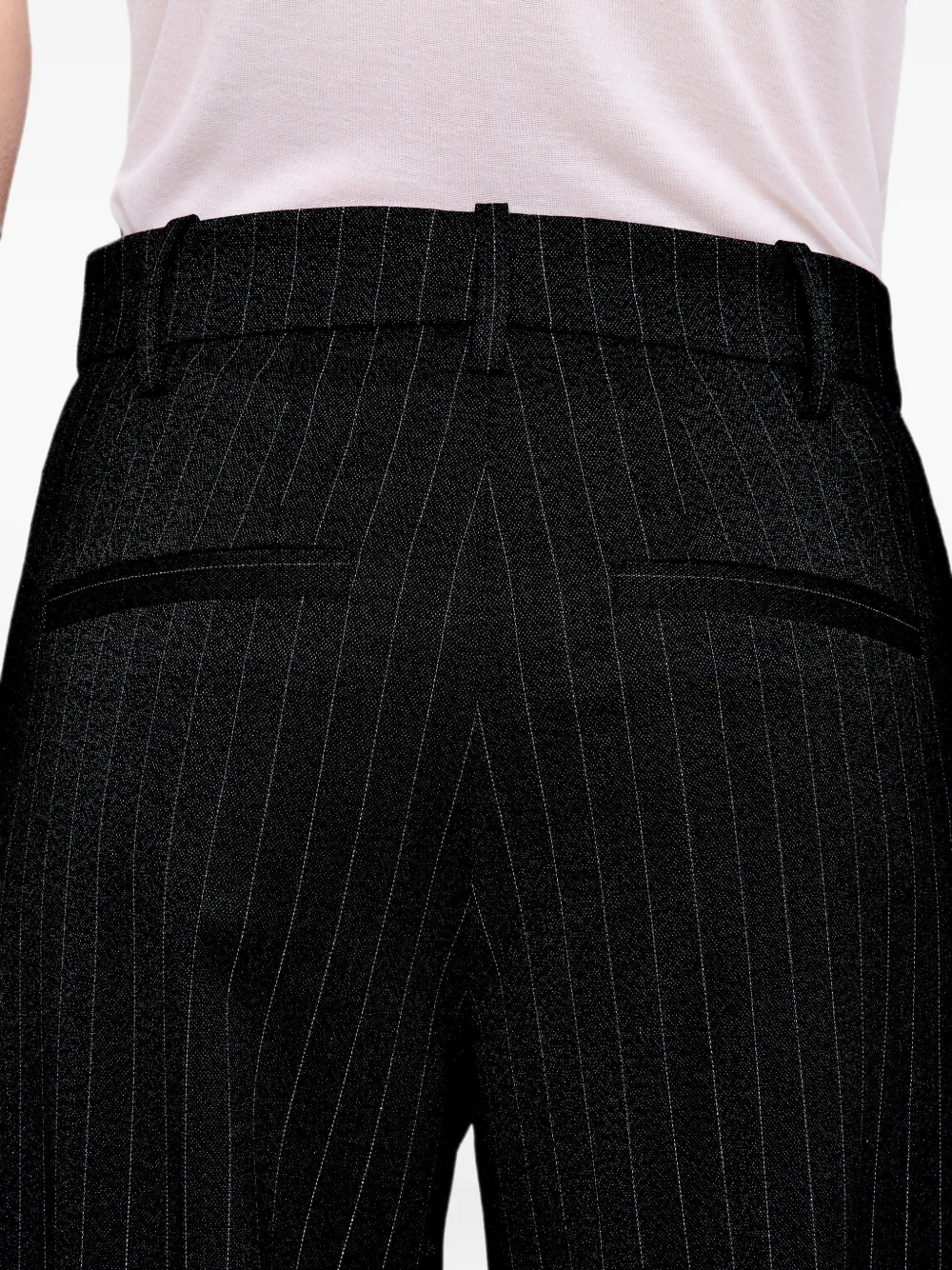 Zadig&Voltaire Gestreepte broek Zwart