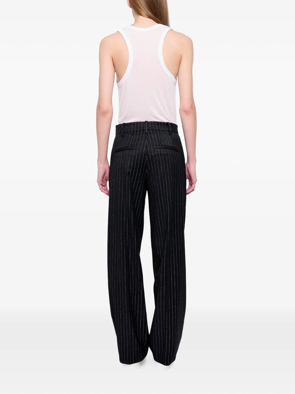 Zadig&Voltaire Gestreepte broek Zwart