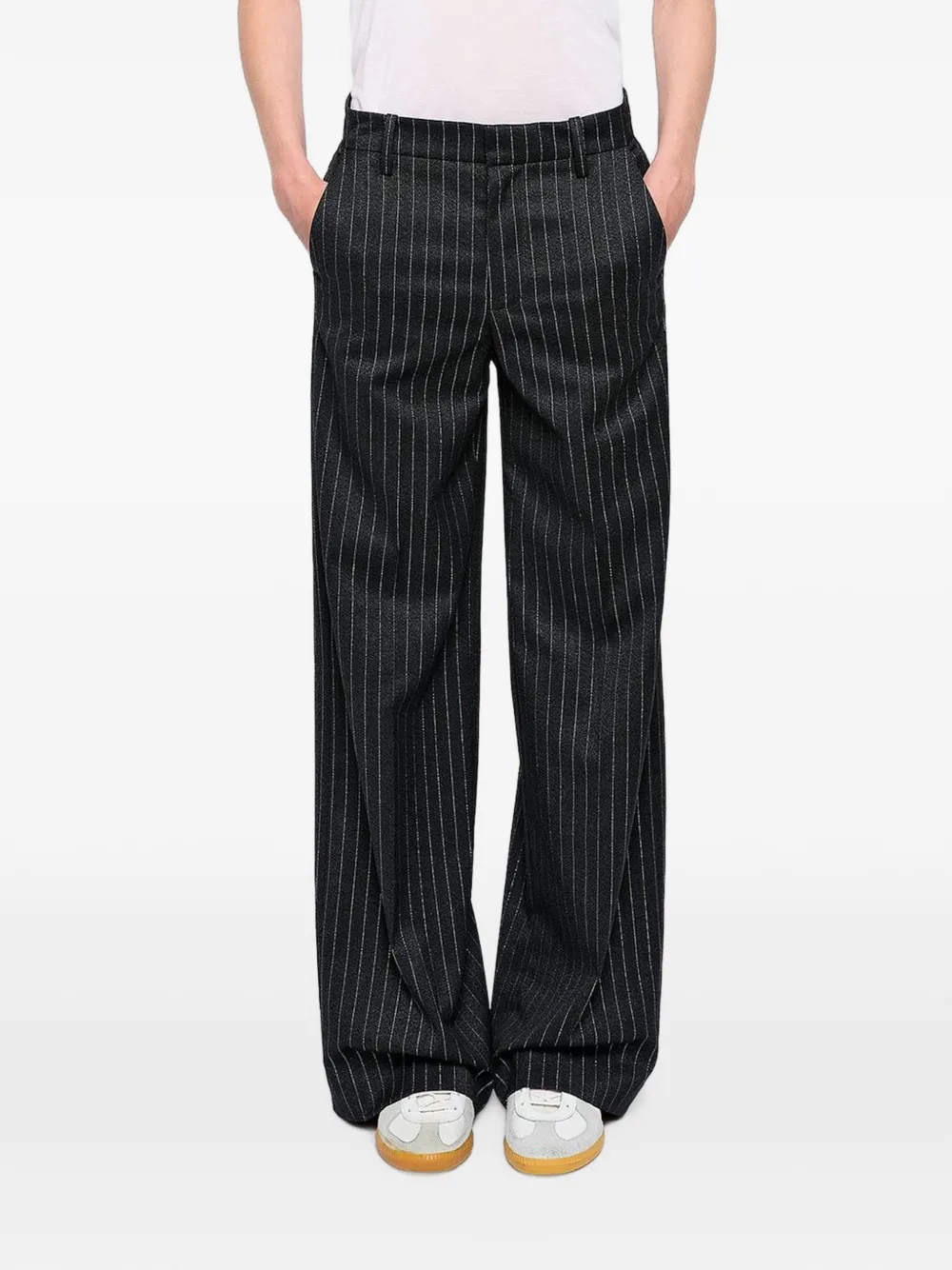 Zadig&Voltaire Gestreepte broek Zwart