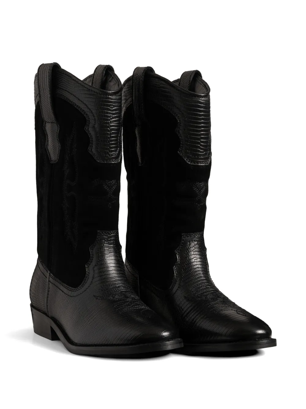Zadig&Voltaire pointed-toe cowboy boots Zwart