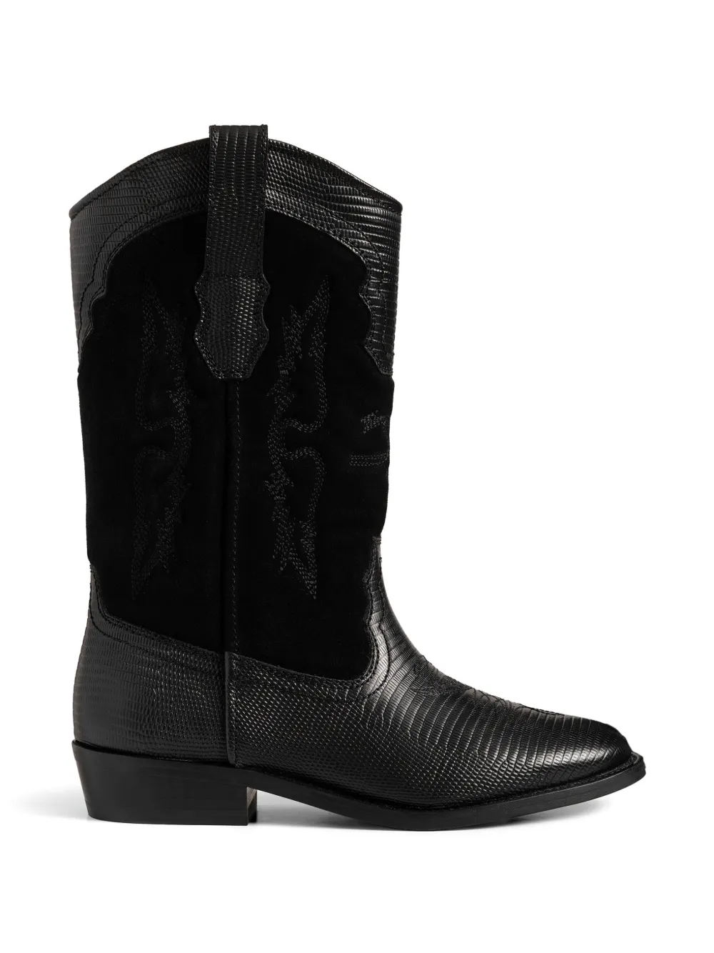 Zadig&Voltaire pointed-toe cowboy boots Zwart