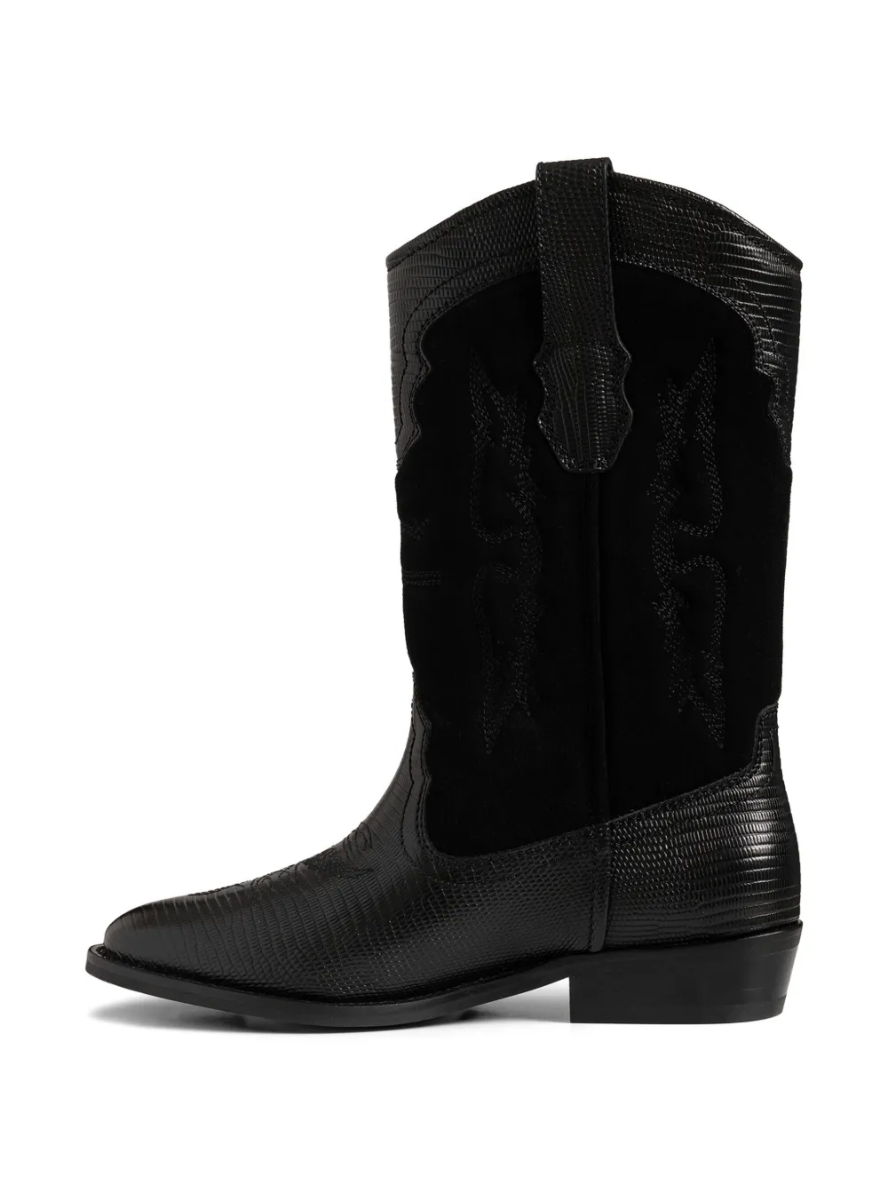 Zadig&Voltaire pointed-toe cowboy boots Zwart