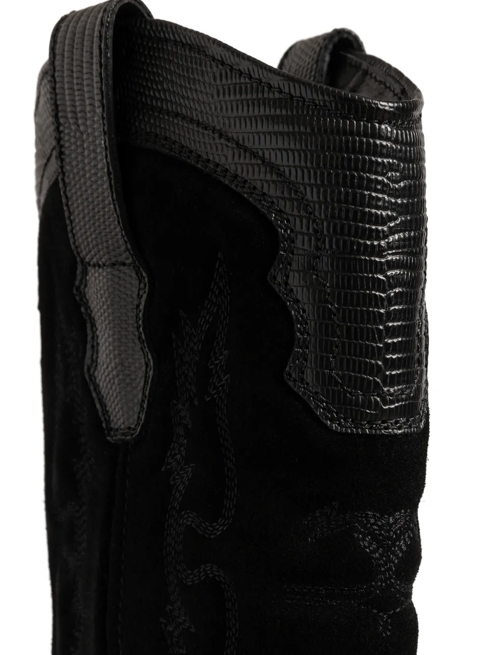 Zadig&Voltaire pointed-toe cowboy boots Zwart