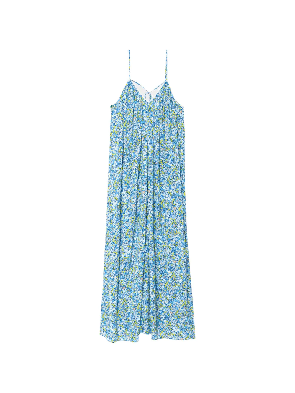 Zadig&Voltaire Ristym floral-print maxi dress - Blu