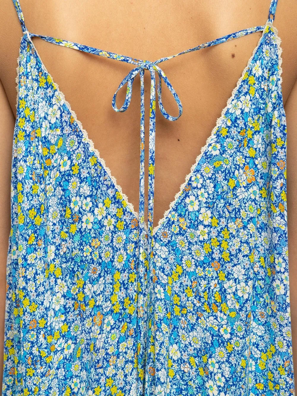 Zadig&Voltaire Ristym maxi-jurk met bloemen-print Blauw