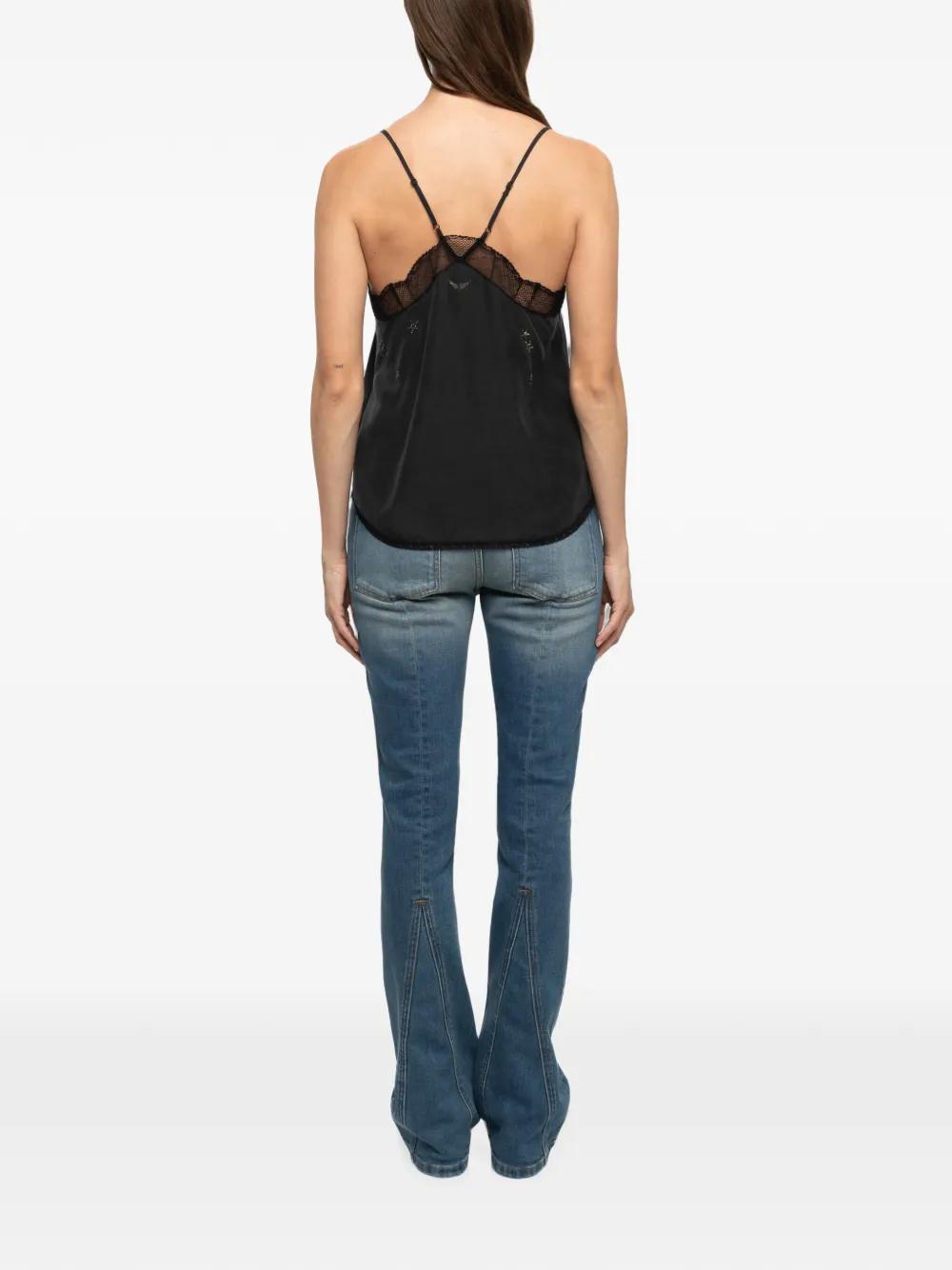 Zadig&Voltaire Christy hemd van 100% zijde Zwart