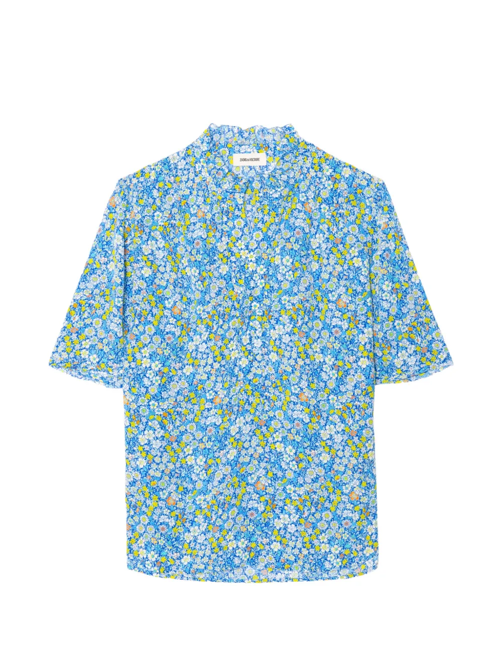Zadig&Voltaire Topher floral-print blouse - Blu