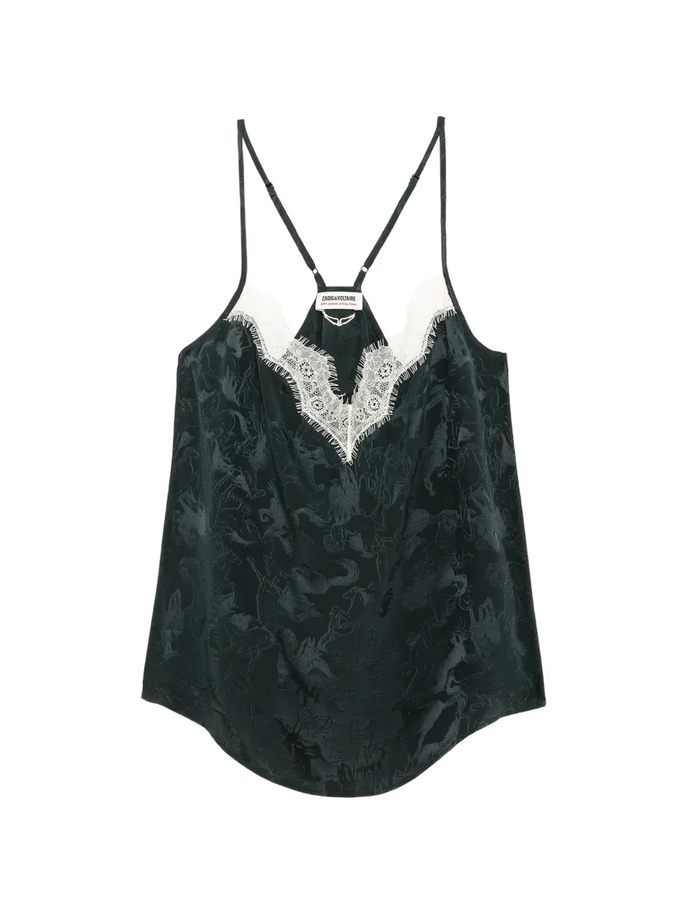 Zadig&Voltaire Canottiera Cespa jac horses - Verde
