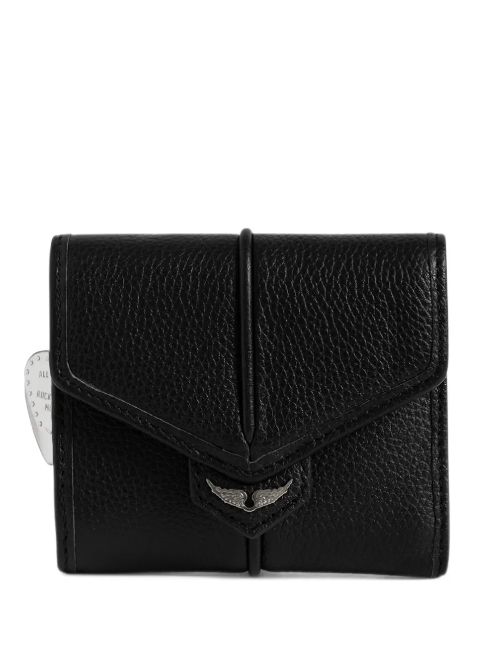 Zadig&Voltaire Sunny trifold wallet Zwart