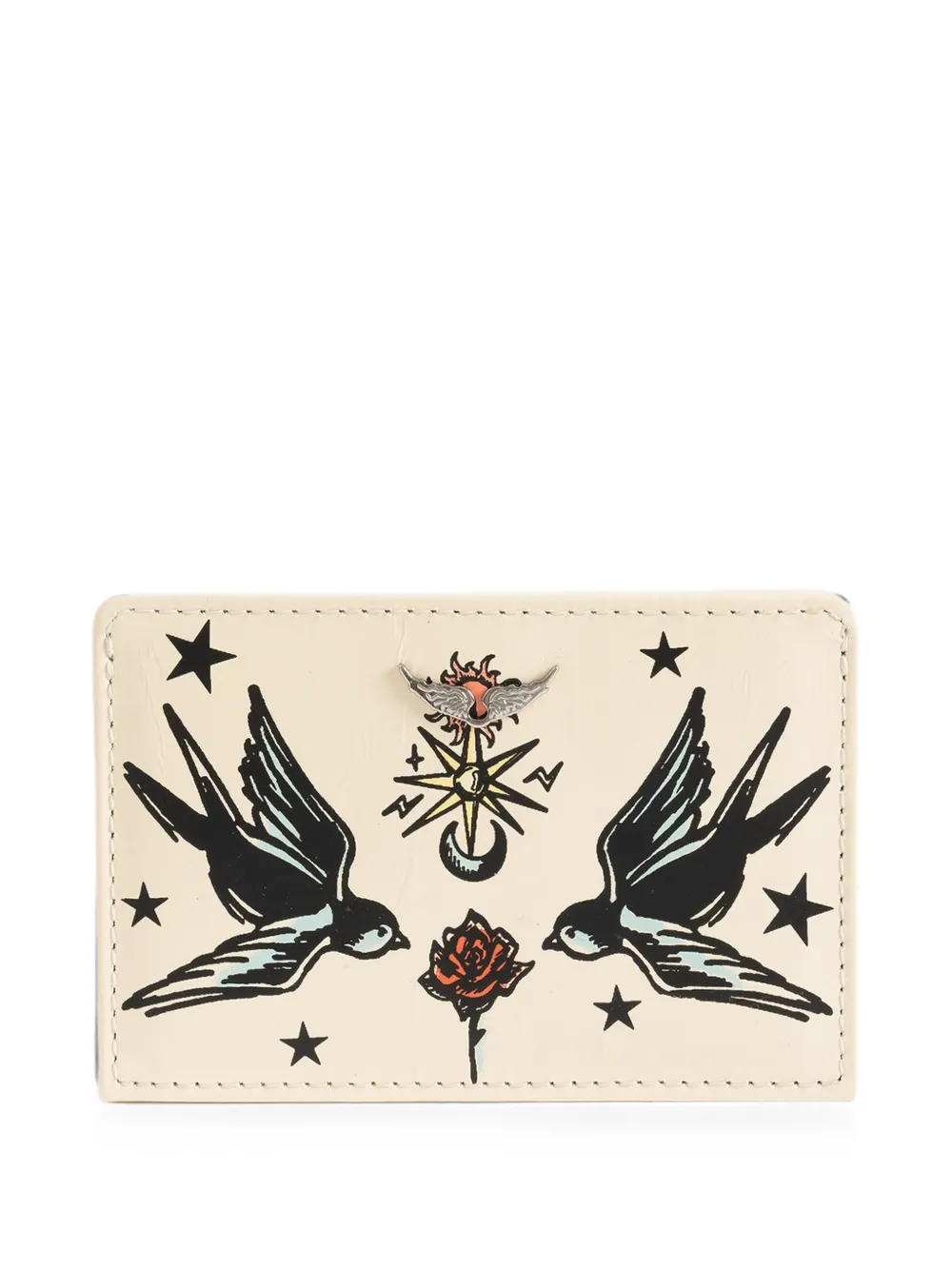 Zadig&Voltaire ZV Pass Tattoo pasjeshouder Beige