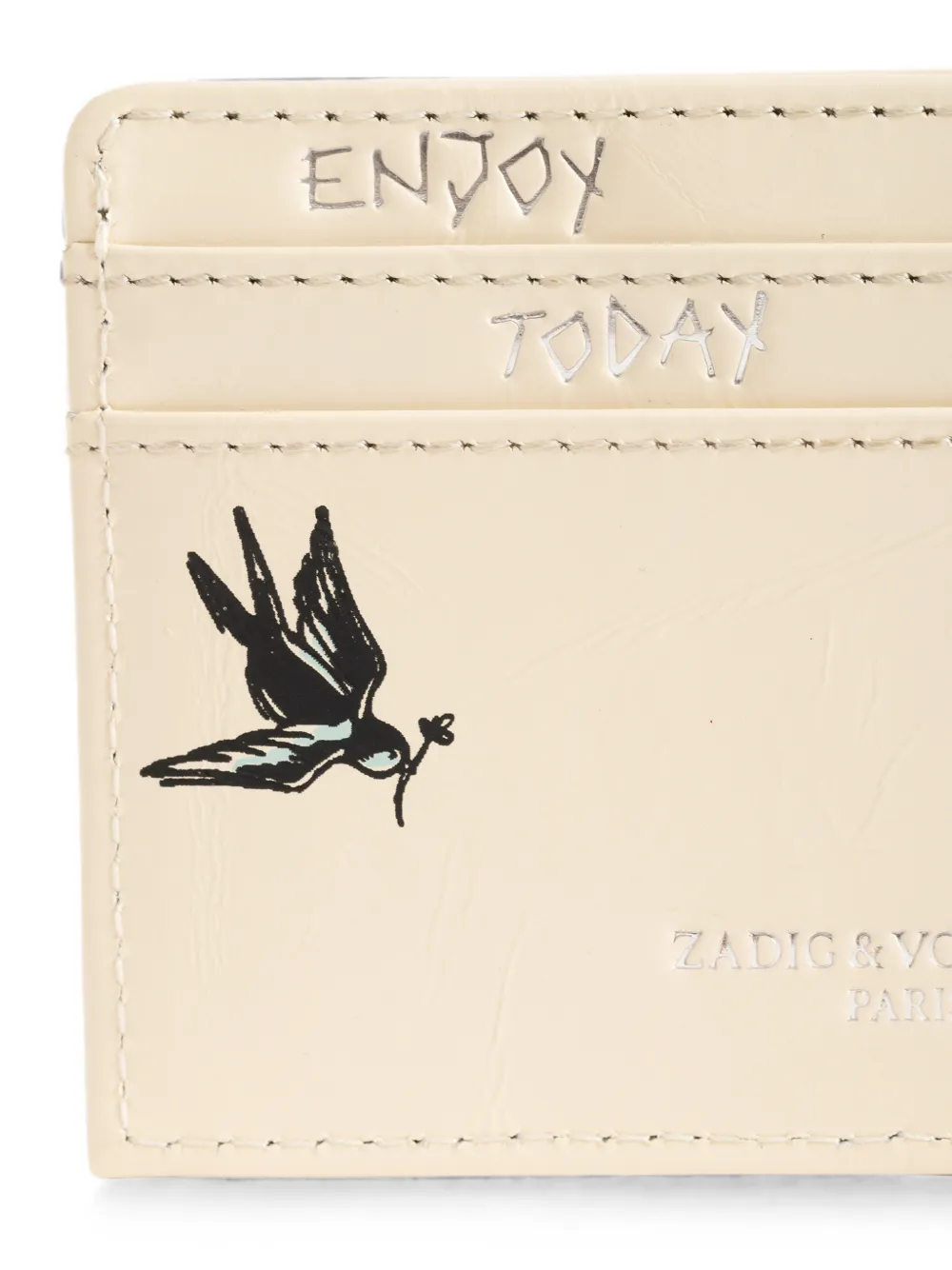 Zadig&Voltaire ZV Pass Tattoo pasjeshouder Beige