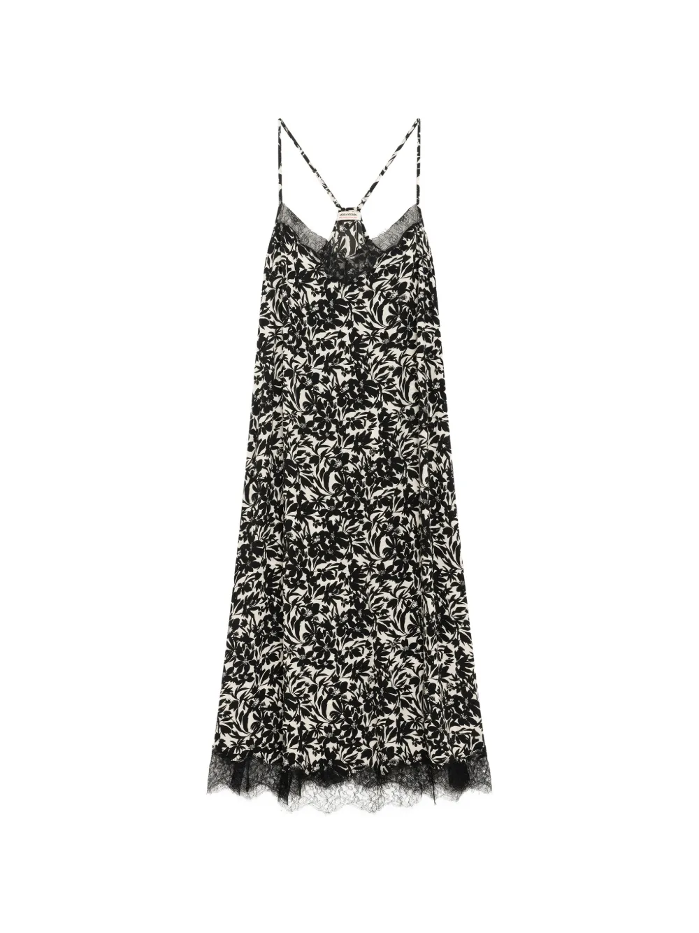 Zadig&Voltaire Respa soft night flowers midi dress