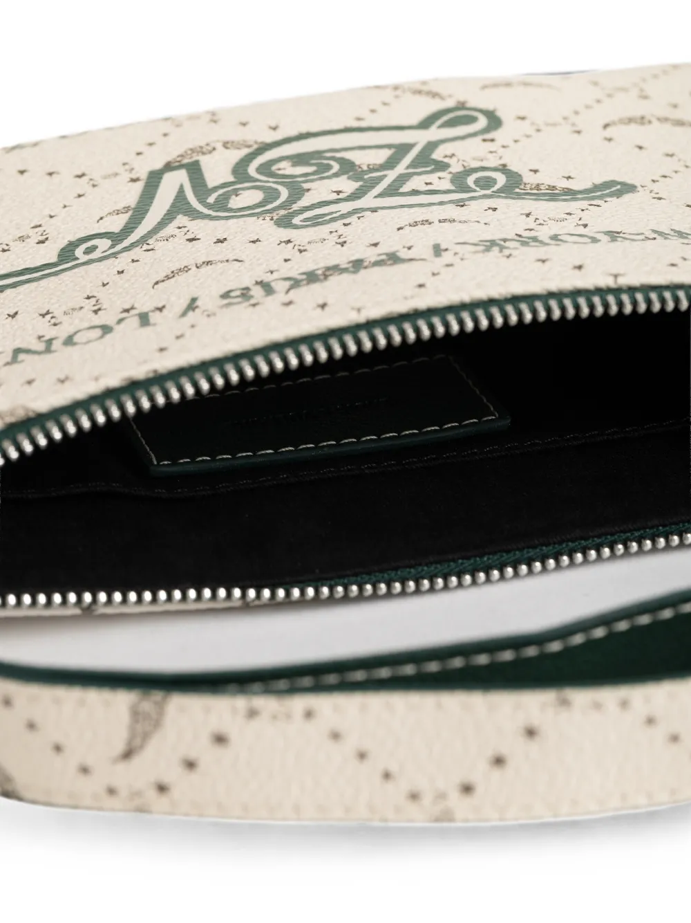Zadig&Voltaire Buidel met logo-print Beige