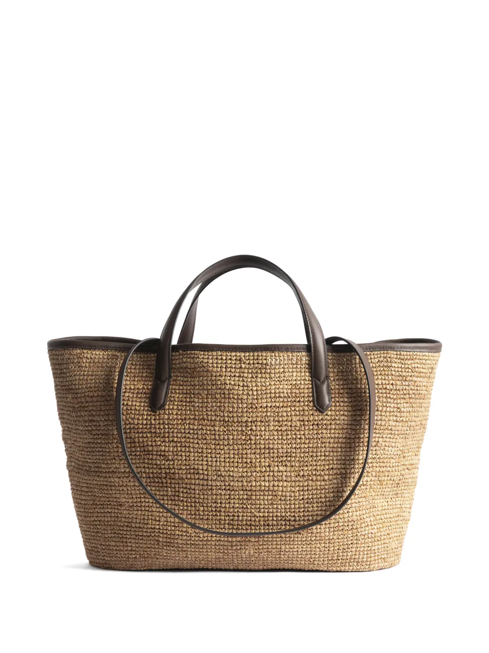 Zadig&Voltaire Wings raffia shopper Bruin