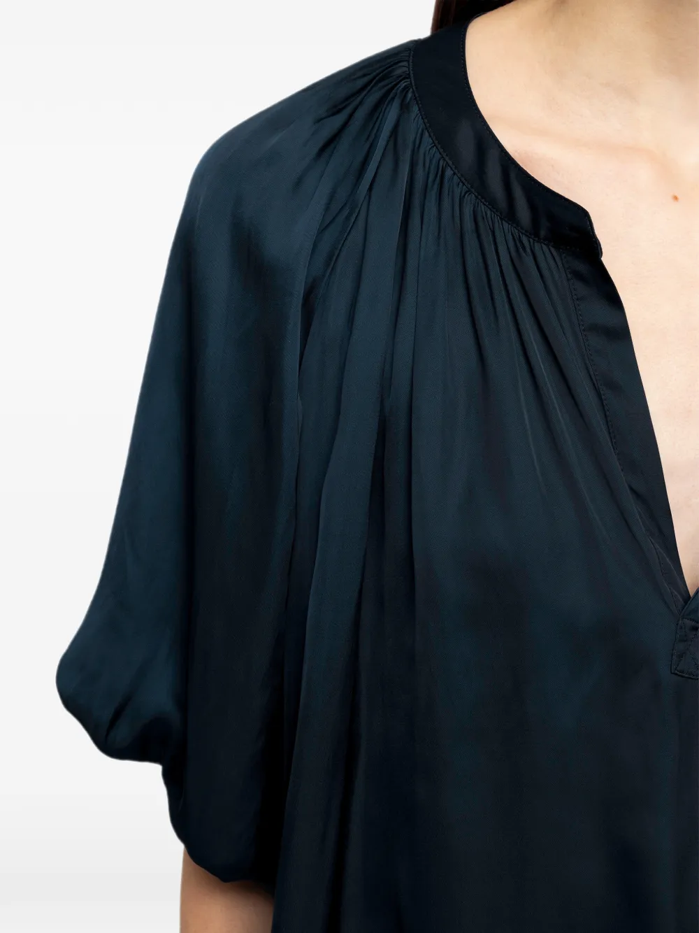 Zadig&Voltaire Teko satijnen blouse Blauw