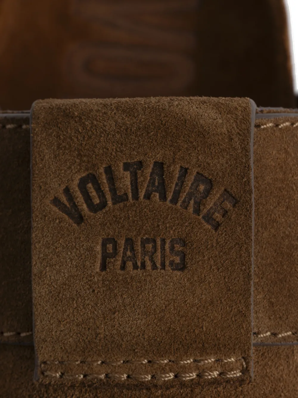 Zadig&Voltaire Santa Fe suède muiltjes Bruin