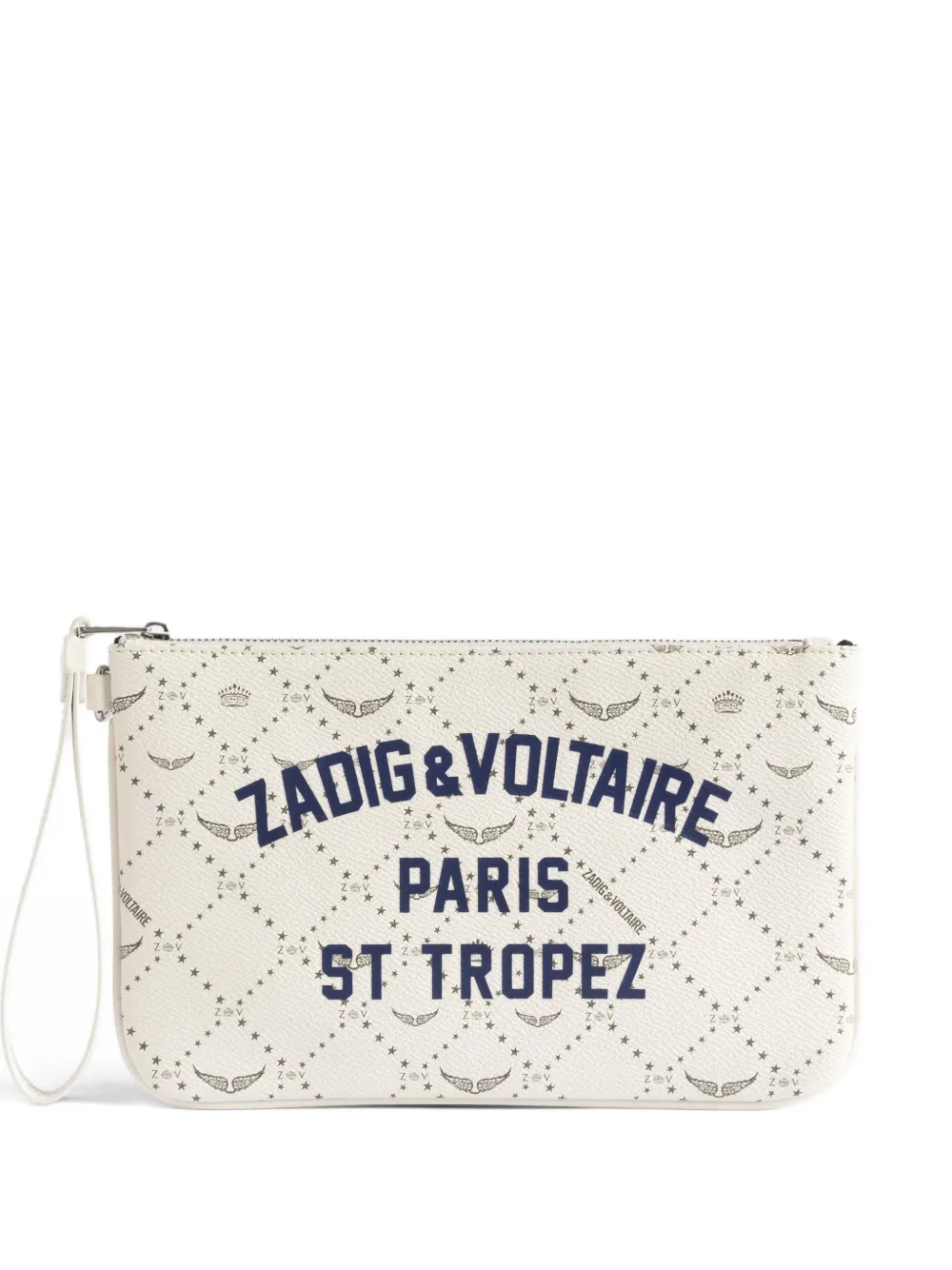 Zadig&Voltaire Resort St Tropez logo-print pouch - Toni neutri