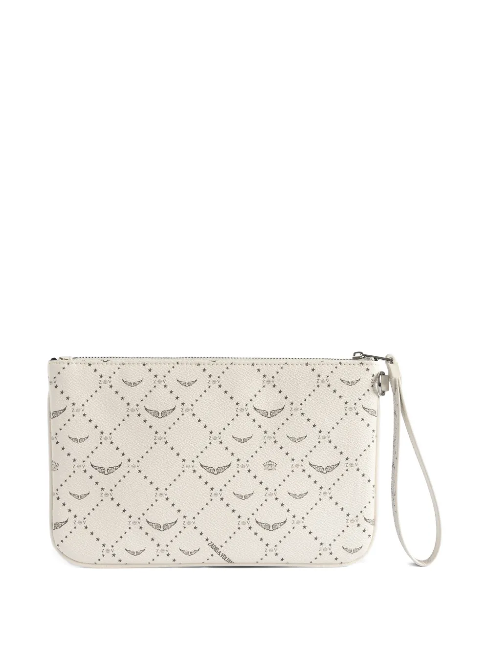 Zadig&Voltaire Resort St Tropez buidel met logoprint Beige