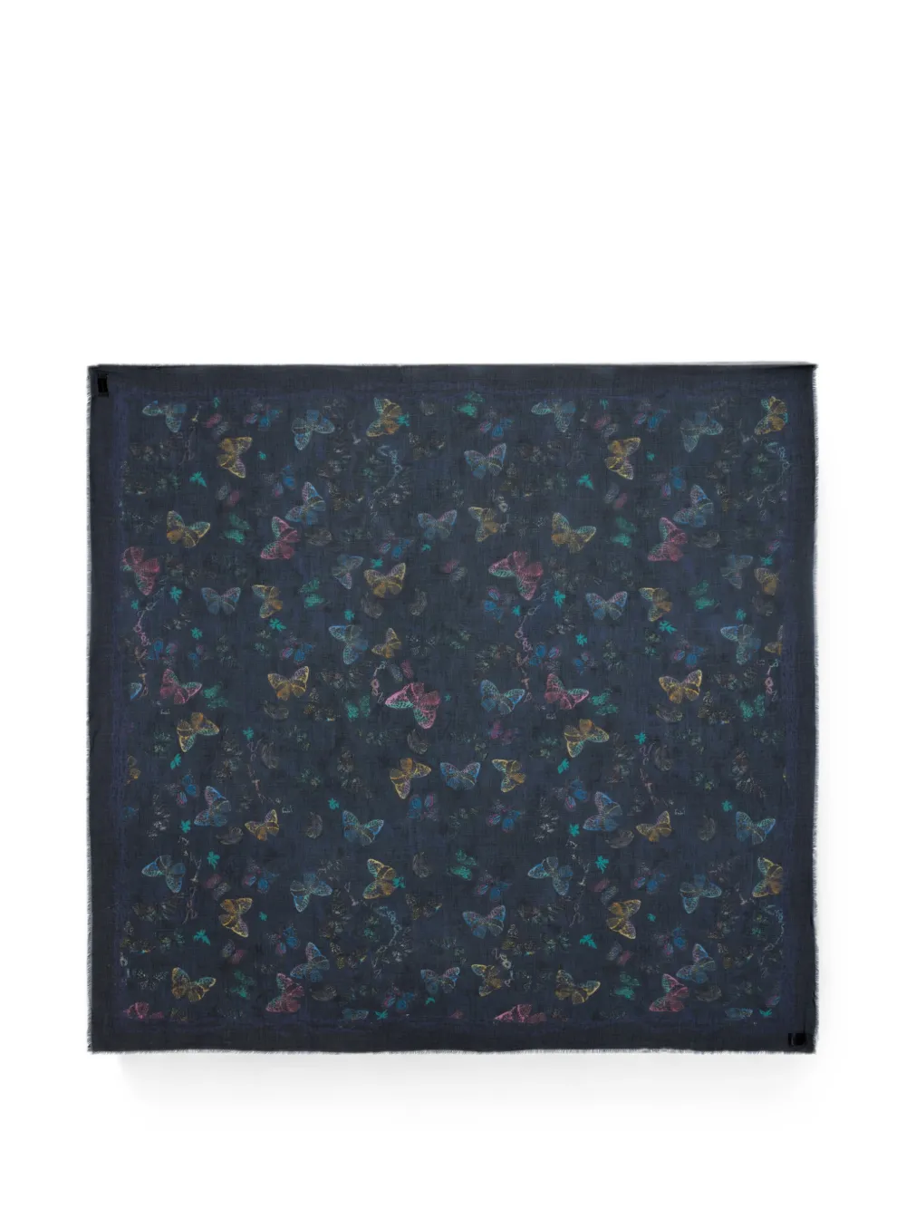 Zadig&Voltaire Kerry butterfly scarf 135 - Blu