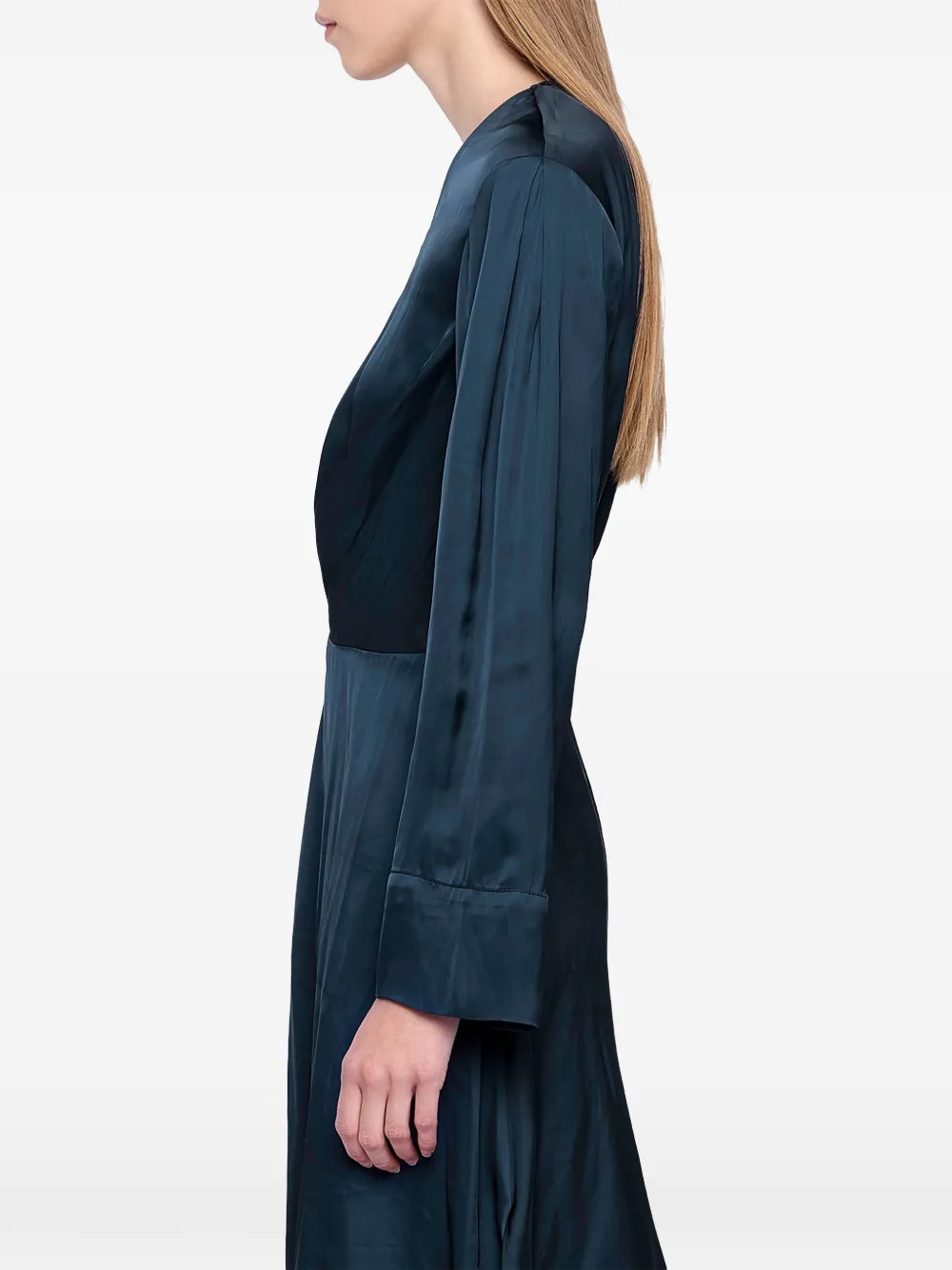 Zadig&Voltaire Remoir satijnen jurk Blauw