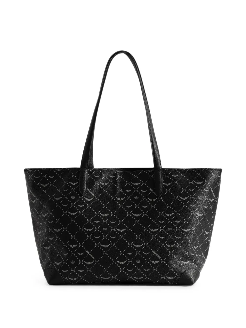 Zadig&Voltaire Z Shopper XL Book Tag tas met monogram Zwart