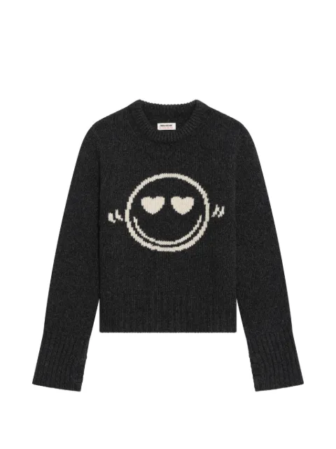 Zadig&Voltaire intarsia-knit merino-wool sweater