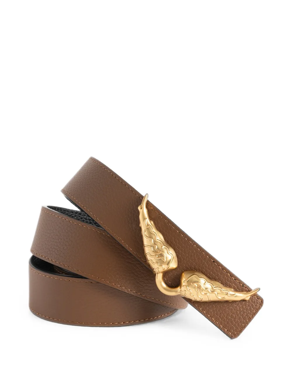Zadig&Voltaire Rock omkeerbare GL-riem (30 mm) Bruin