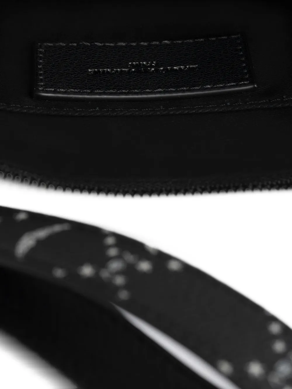 Zadig&Voltaire x St Barth clutch met logo-print Zwart