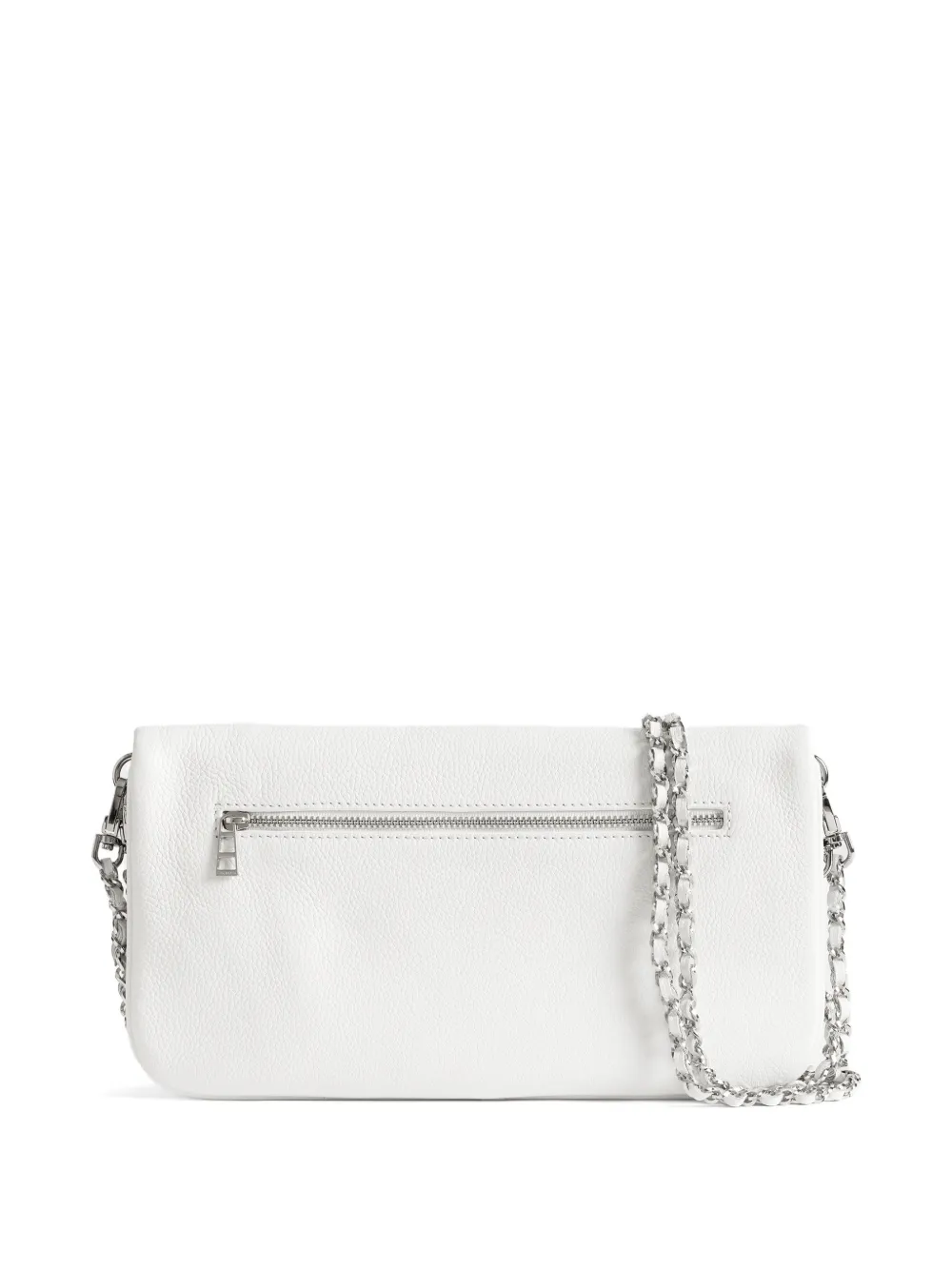 Zadig&Voltaire Rock leren clutch Wit