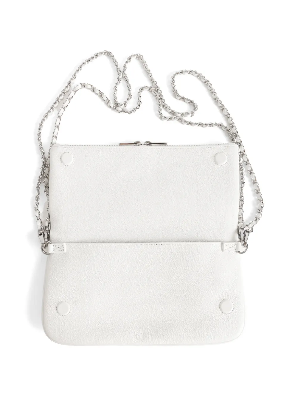 Zadig&Voltaire Rock leren clutch Wit