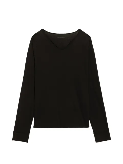 Zadig&Voltaire playera manga larga con logo estampado