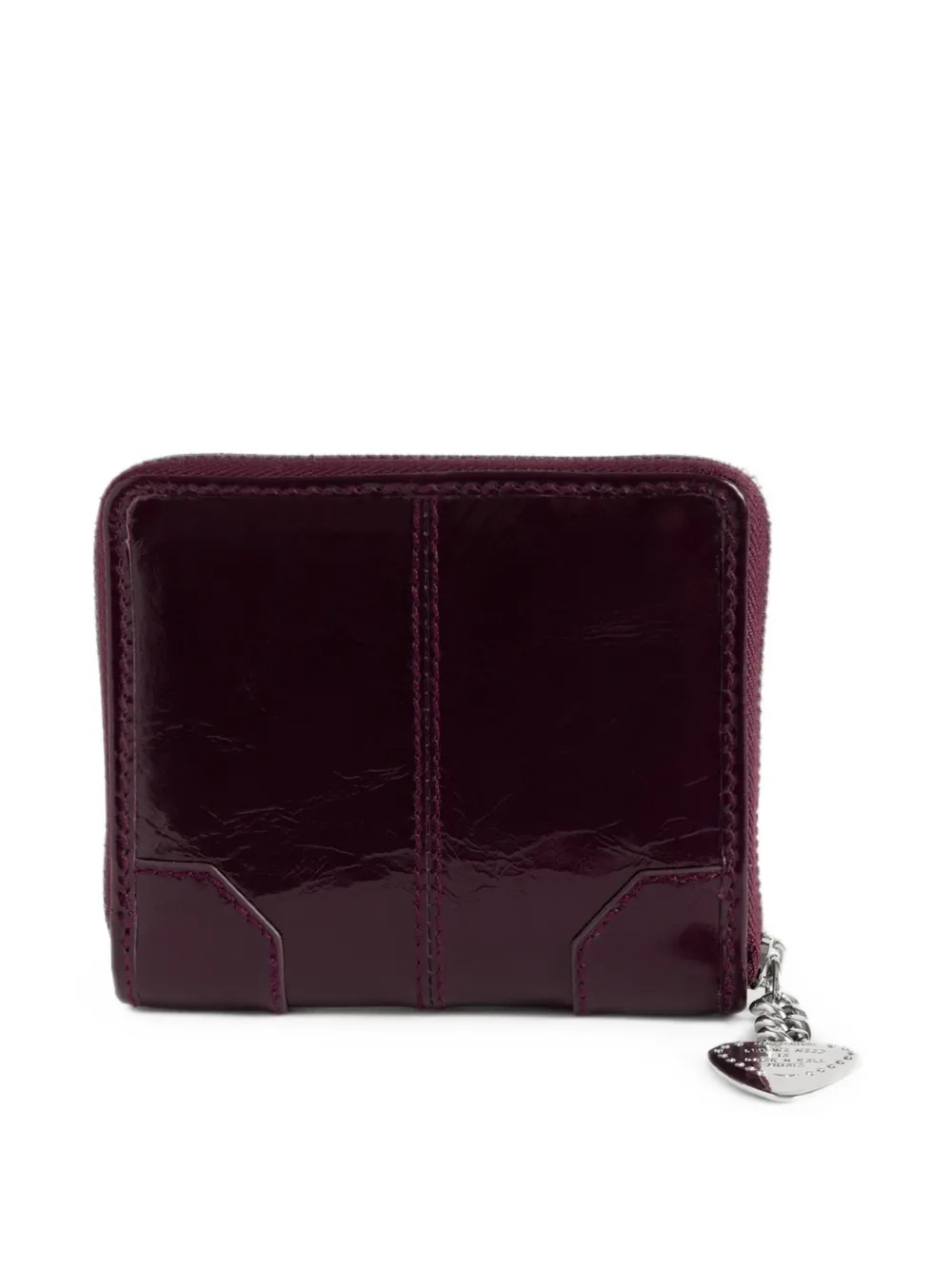 Zadig&Voltaire Sunny lakleren mini-portemonnee Paars