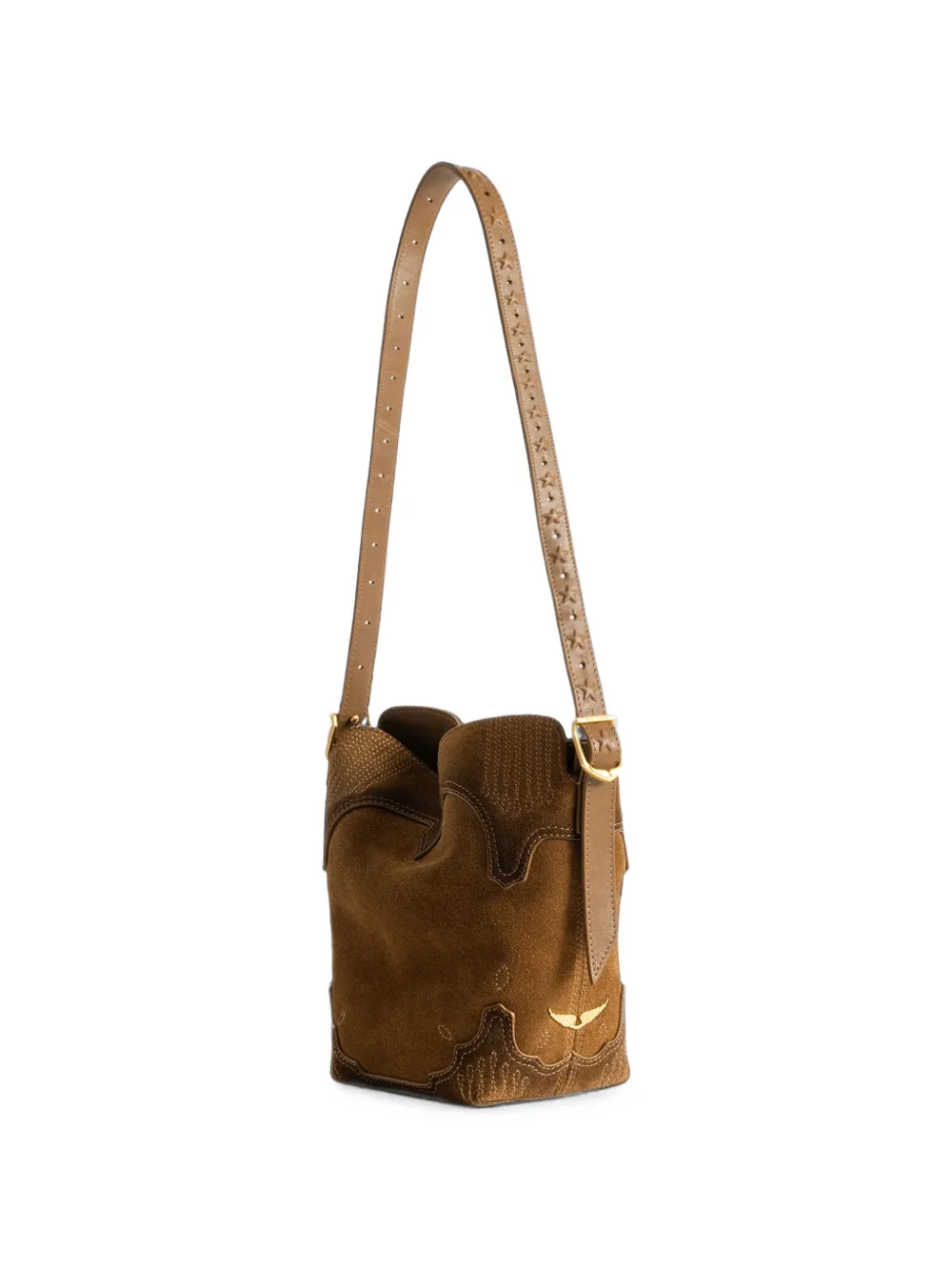 Zadig&Voltaire Baby Jane Western Used bag Bruin