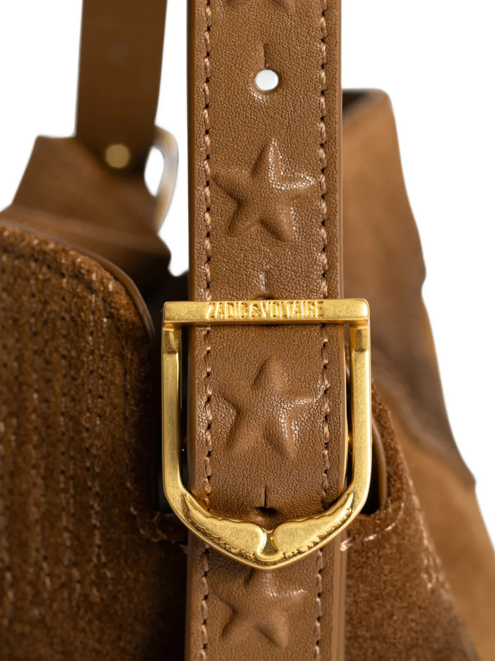 Zadig&Voltaire Baby Jane Western Used bag Bruin