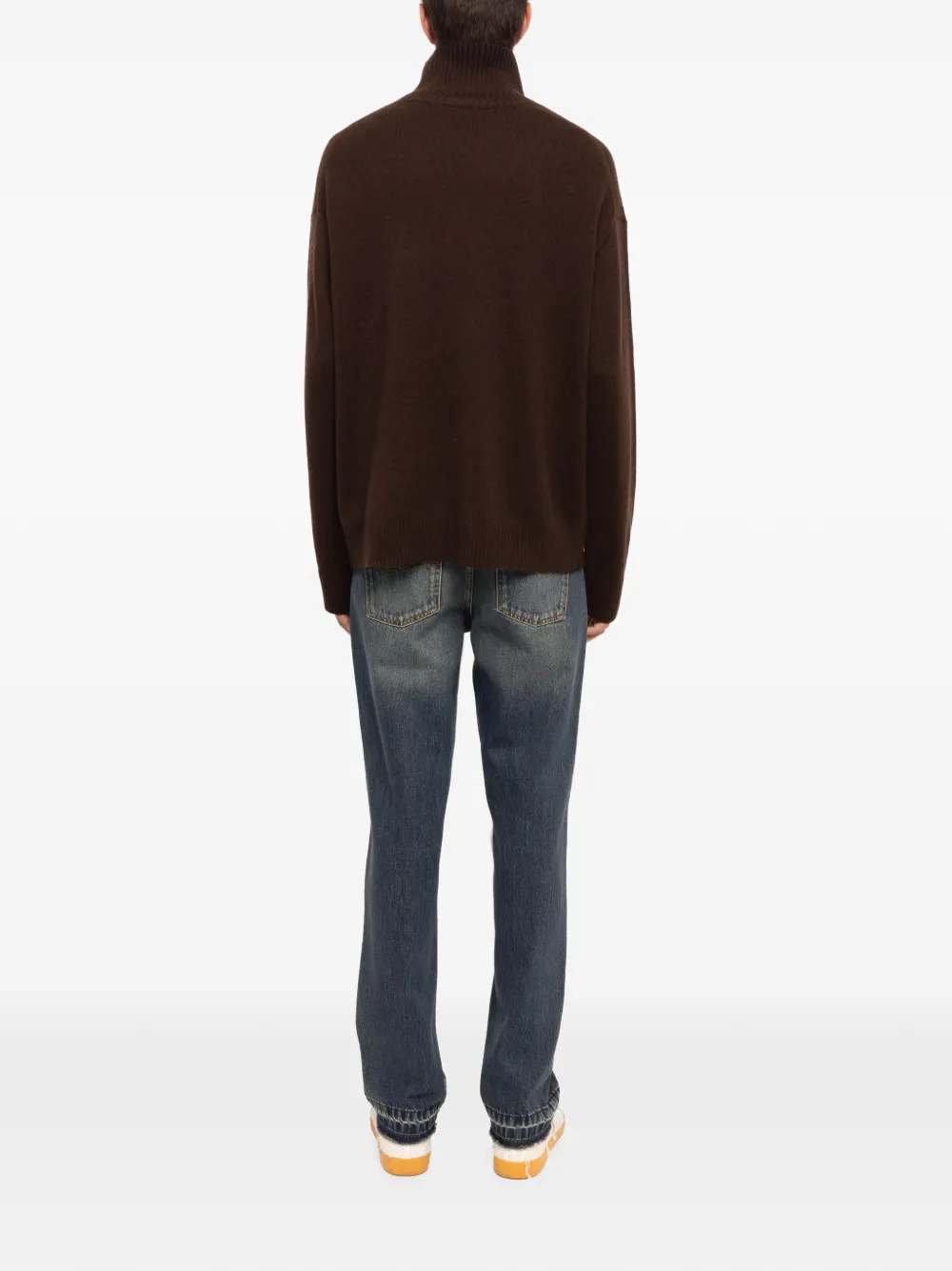 Zadig&Voltaire Nalmo trui van 100% merinowol Bruin
