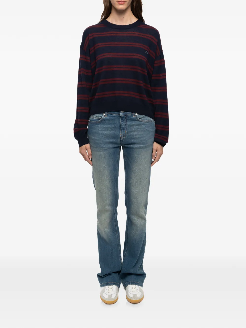 Zadig&Voltaire Swapy trui 100% kasjmier Blauw