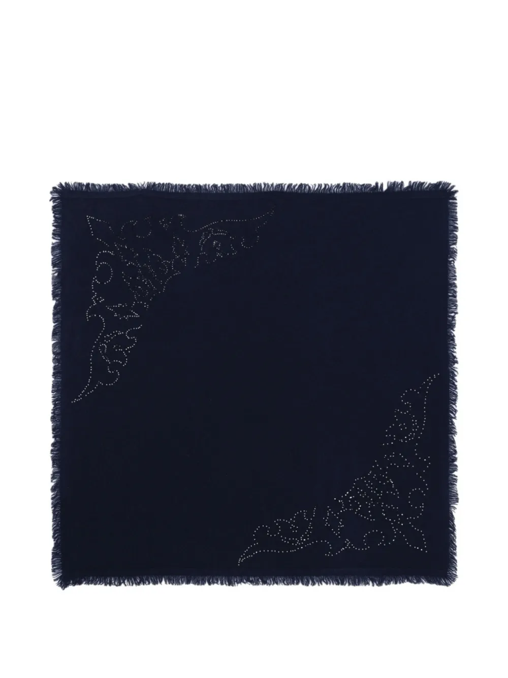 Zadig&Voltaire strass fringed scarf