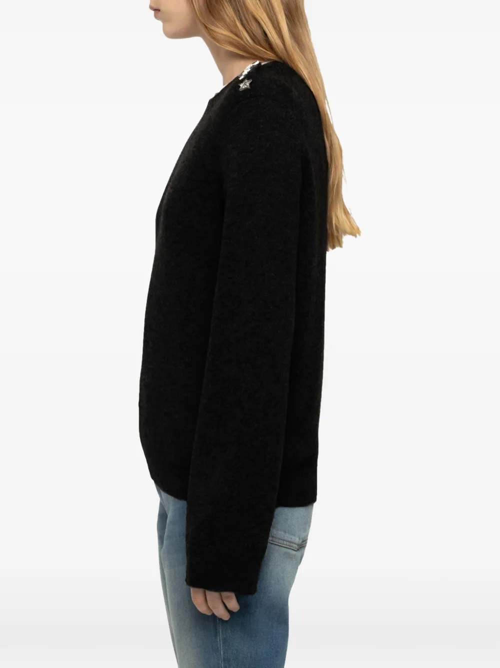 Zadig&Voltaire Cara kasjmier trui Zwart
