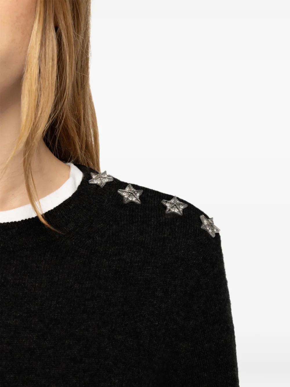 Zadig&Voltaire Cara kasjmier trui Zwart